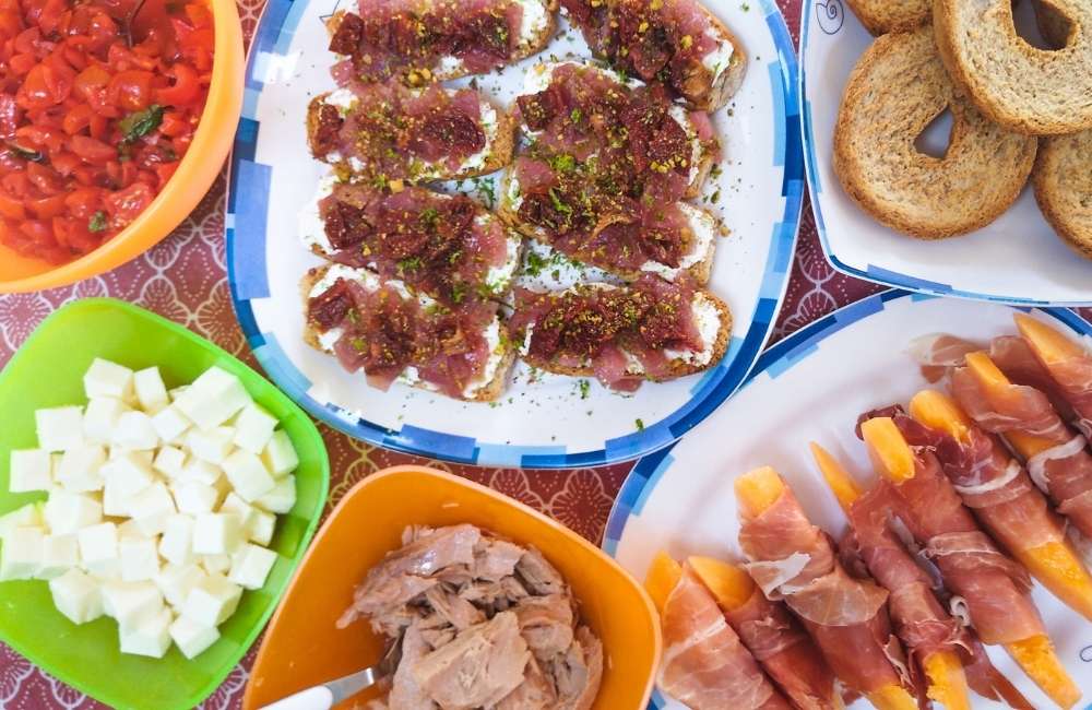 Cosa mangiare in barca: un pranzo freddo a bordo